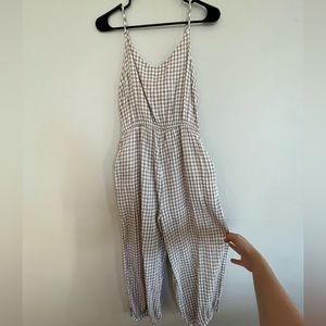 Gingham Jumpsuit